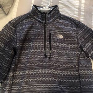 Men’s North Face Tribal / Aztec Pattern Q Zip